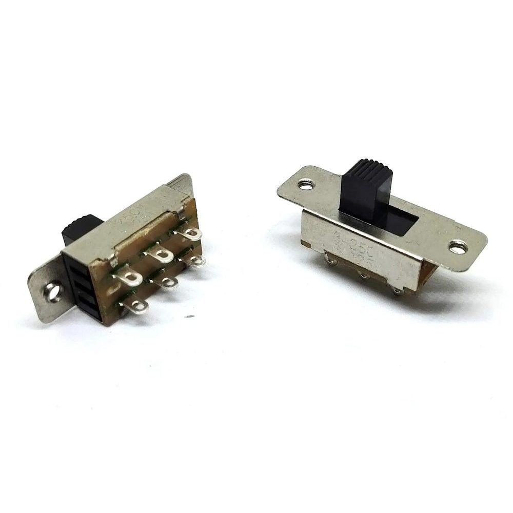 6-pin 2 positions slide switch