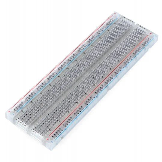 830 Hole Transparent Breadboard