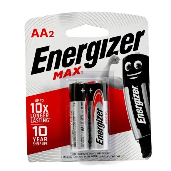 Energizer Alkaline Battery (Pack of 2)