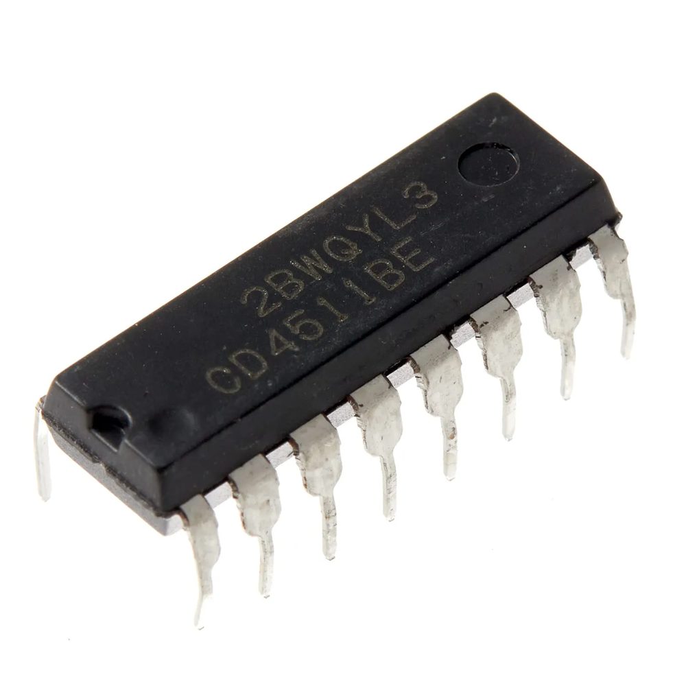 IC CD4511BE BCD-to-7 segment