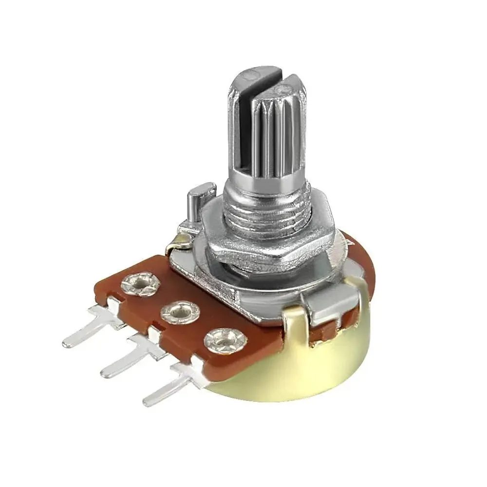 Potentiometer with shaft