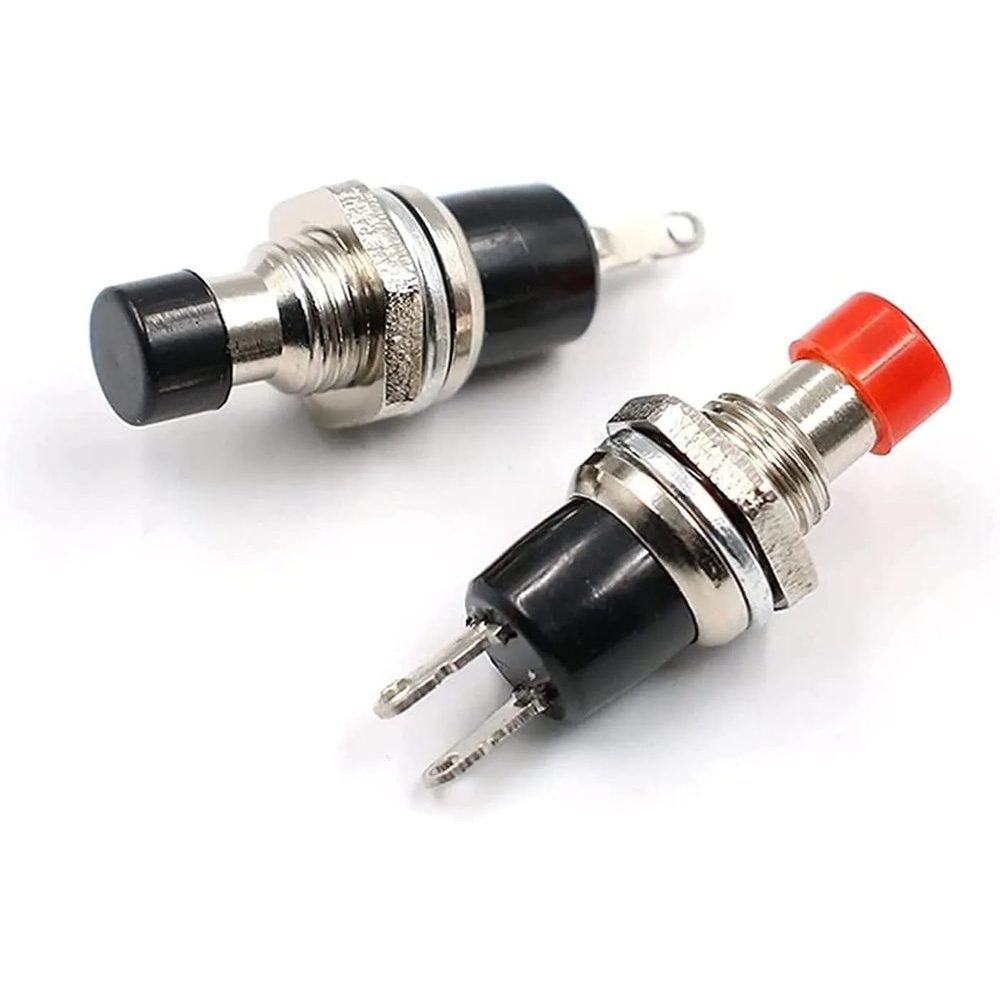 Pushbutton 2-pin switch 7mm Thread