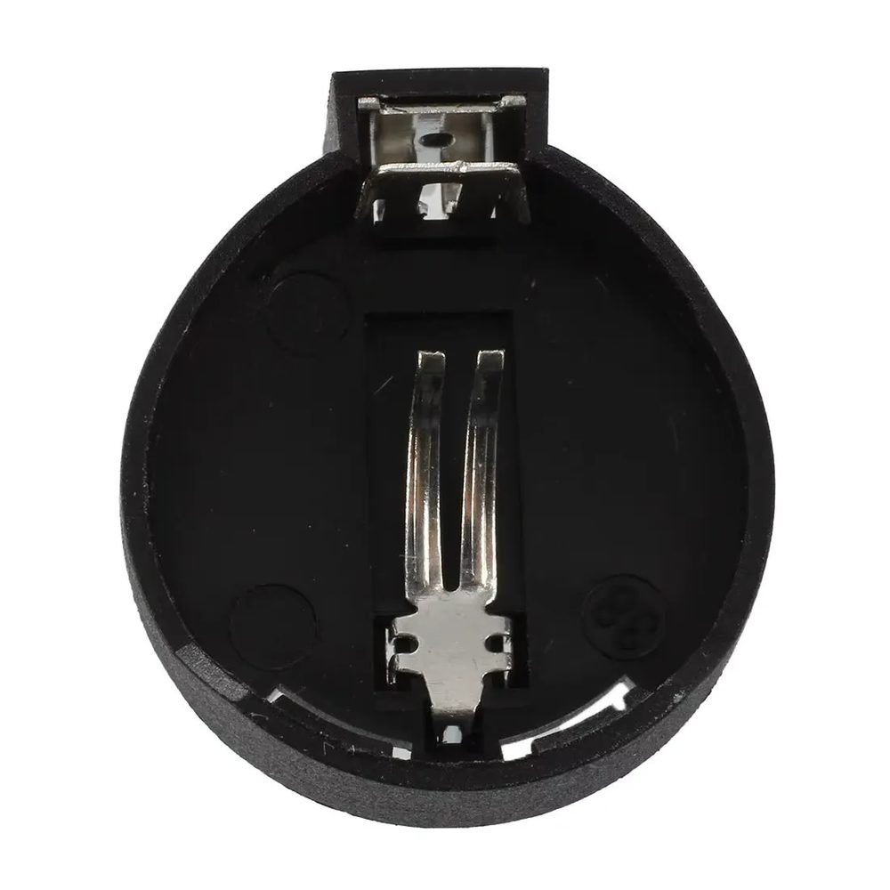 Single coin battery holder